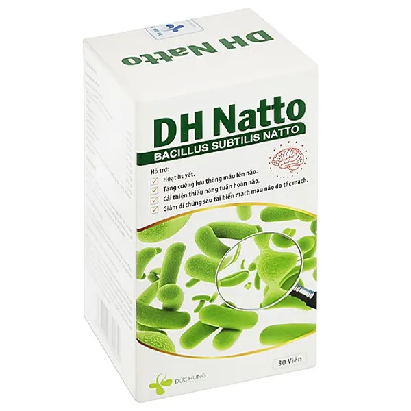 Thực phẩm bảo vệ sức khỏe Dh Natto hộp 30 viên