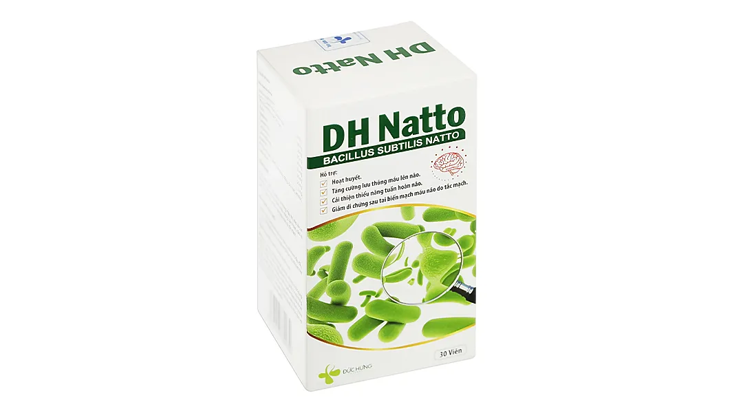 Thực phẩm bảo vệ sức khỏe Dh Natto hộp 30 viên 2