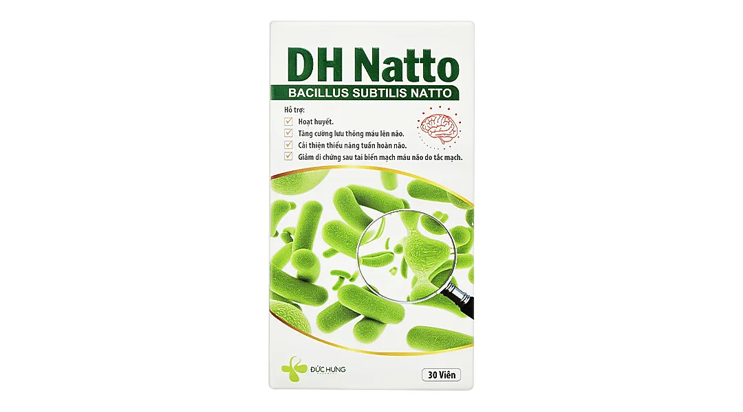 Thực phẩm bảo vệ sức khỏe Dh Natto hộp 30 viên 3