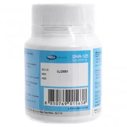 Thực phẩm bảo vệ sức khỏe DHA-125 (30 viên) 3