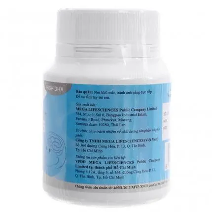 Thực phẩm bảo vệ sức khỏe DHA-125 (30 viên) 4