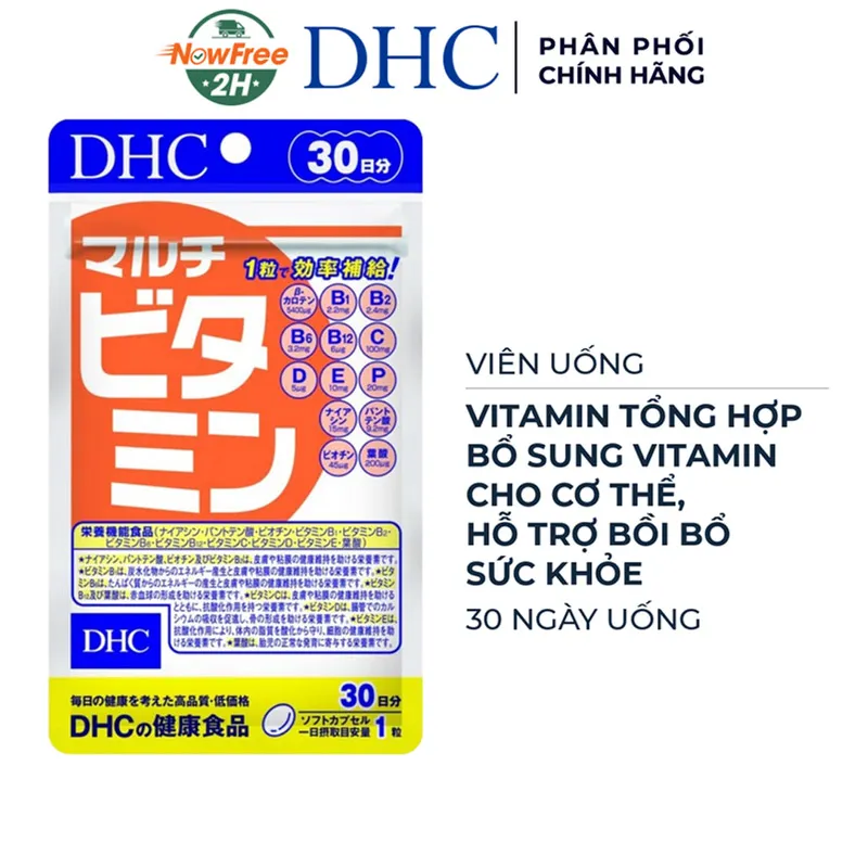 Thực Phẩm Bảo Vệ Sức Khỏe DHC Multi Vitamins (New)