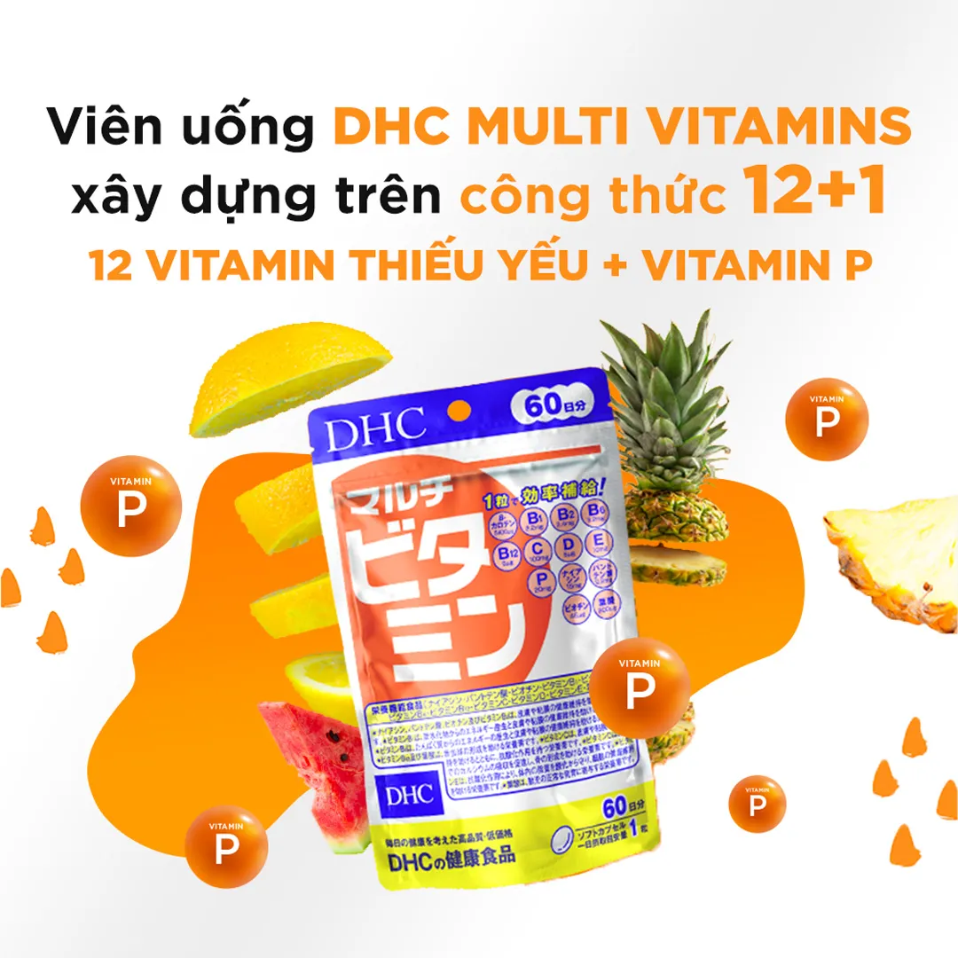 Thực Phẩm Bảo Vệ Sức Khỏe DHC Multi Vitamins (New) 4