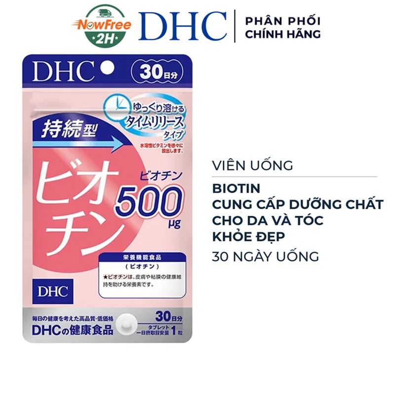 Thực Phẩm Bảo Vệ Sức Khỏe DHC Sustained Release Biotin