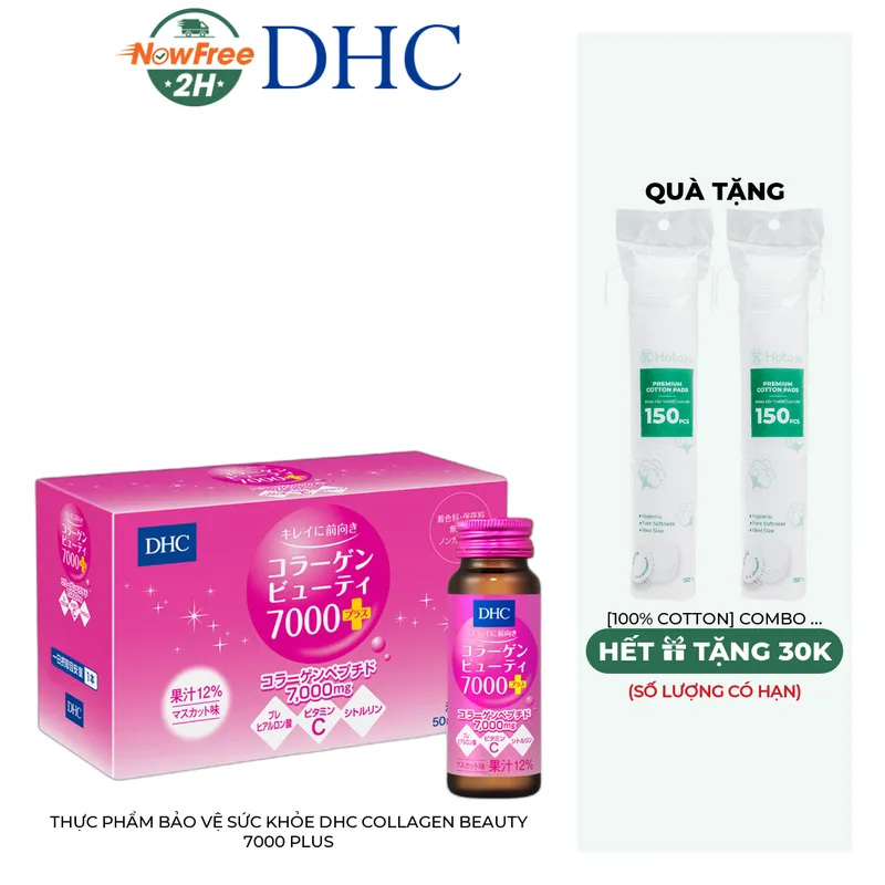 Thực Phẩm Bảo Vệ Sức Khỏe DHC Collagen Beauty 7000 Plus