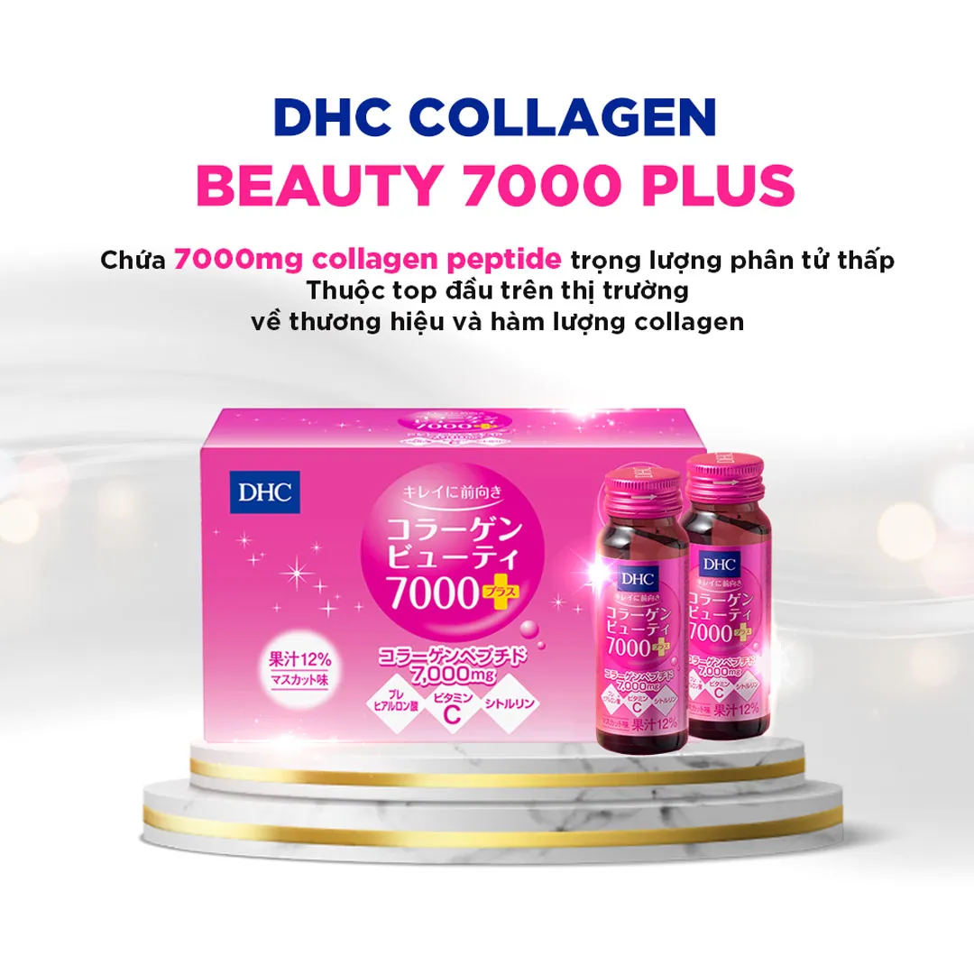 Thực Phẩm Bảo Vệ Sức Khỏe DHC Collagen Beauty 7000 Plus 5
