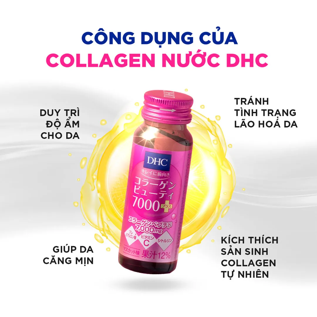 Thực Phẩm Bảo Vệ Sức Khỏe DHC Collagen Beauty 7000 Plus 6