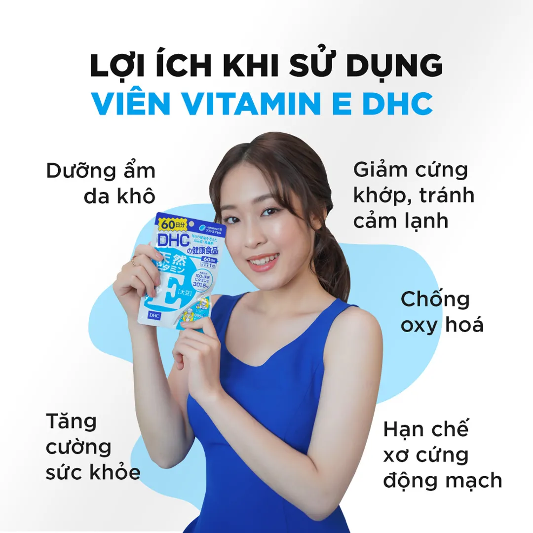 Thực Phẩm Bảo Vệ Sức Khỏe DHC Natural Vitamin E (Soybean) 7
