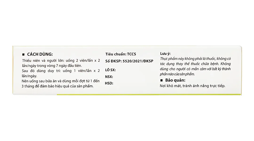 Thực phẩm bảo vệ sức khỏe Diosmin Chiba hộp 30 viên 5