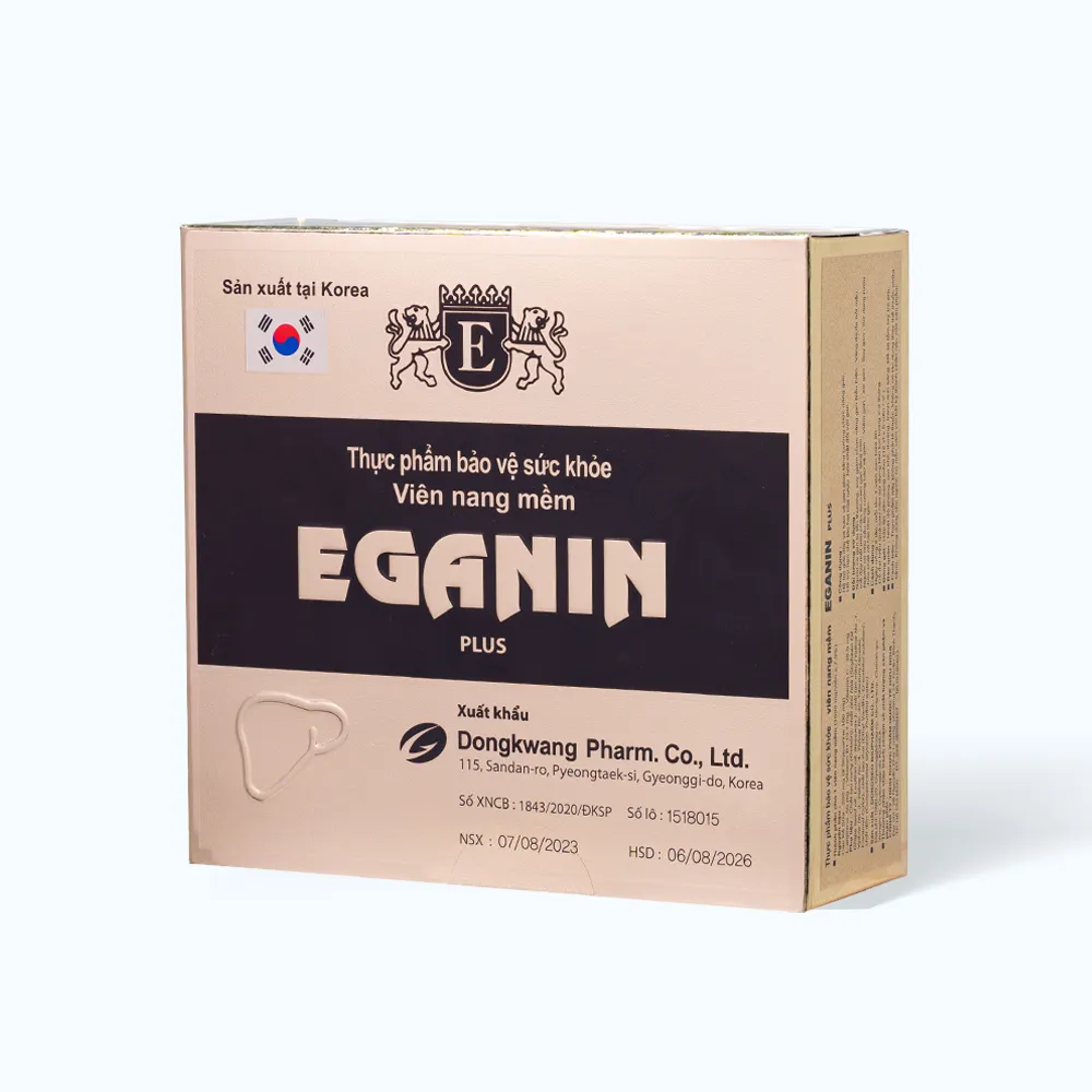 Thực phẩm bảo vệ sức khỏe DongKwang Eganin Plus Hỗ trợ giải độc gan (Hộp 60 viên) 3