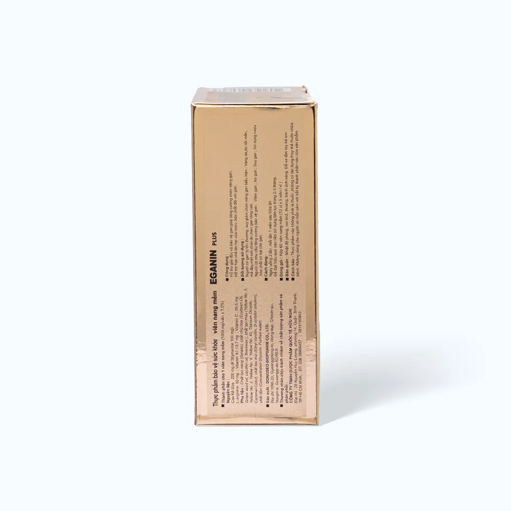 Thực phẩm bảo vệ sức khỏe DongKwang Eganin Plus Hỗ trợ giải độc gan (Hộp 60 viên) 4