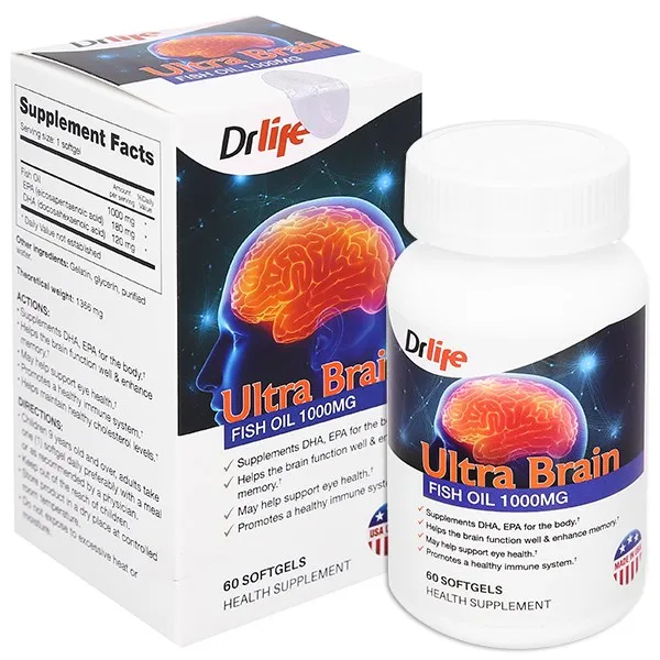 Thực phẩm bảo vệ sức khỏe Drlife Ultra Brain