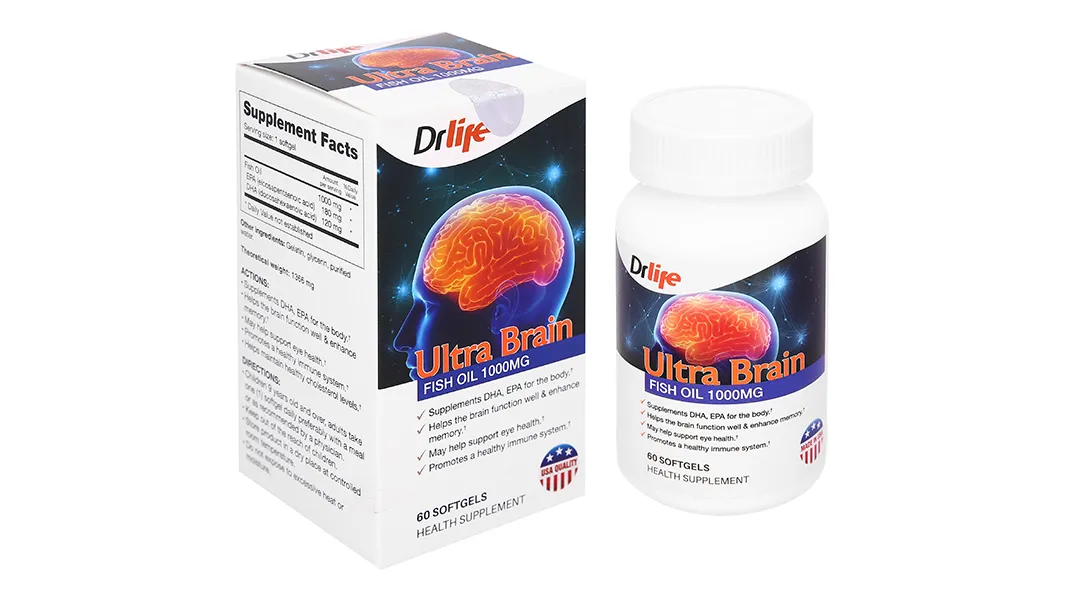 Thực phẩm bảo vệ sức khỏe Drlife Ultra Brain 2