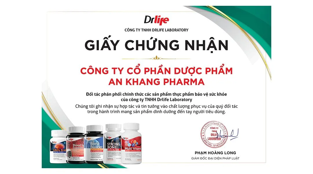 Thực phẩm bảo vệ sức khỏe Drlife Ultra Brain 7