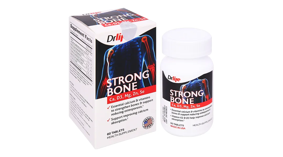 Thực phẩm bảo vệ sức khỏe Drlife Strong Bone 2