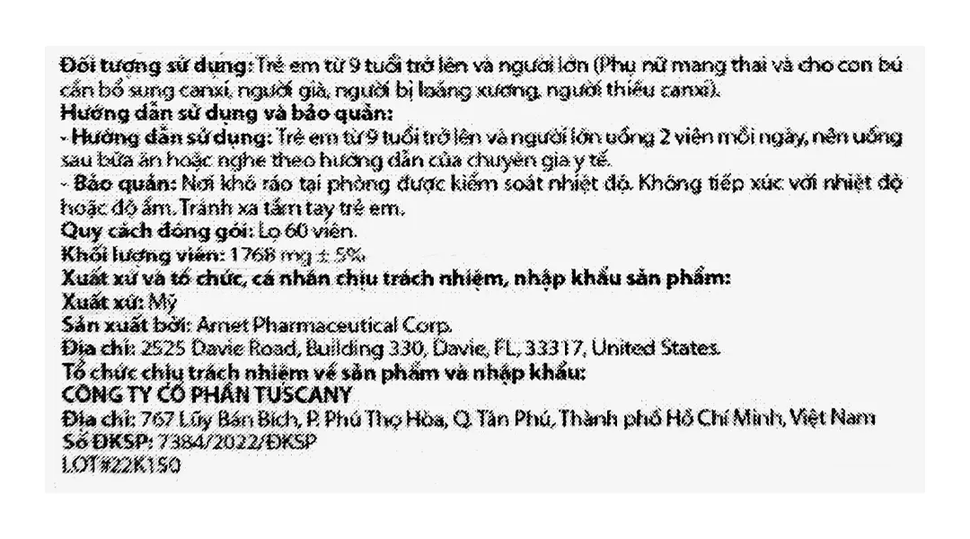 Thực phẩm bảo vệ sức khỏe Drlife Strong Bone 7