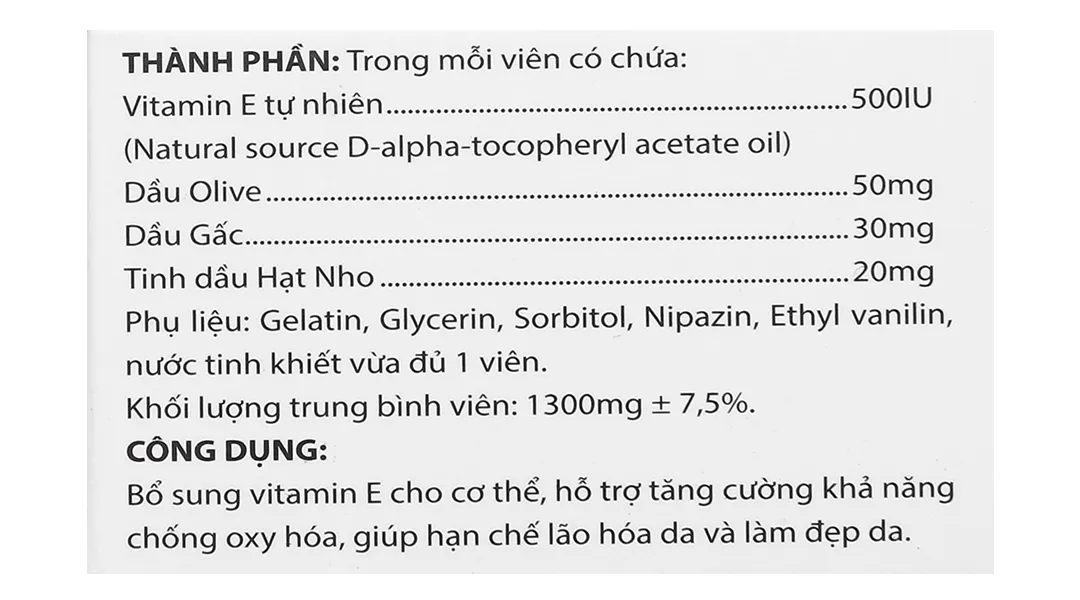 Thực phẩm bảo vệ sức khỏe EDK500 6
