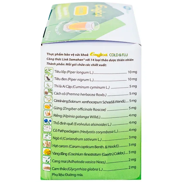 Thực phẩm bảo vệ sức khỏe EUGICA® COLD & FLU - Hộp 10 gói x 40g 4