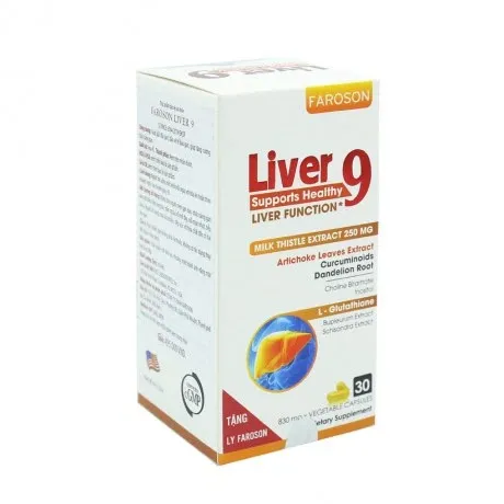 Thực phẩm bảo vệ sức khỏe Faroson Liver 9 (30 viên) 2