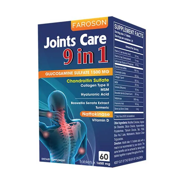 Thực phẩm bảo vệ sức khỏe Faroson Joints Care 9 in 1 (30 Viên) 3