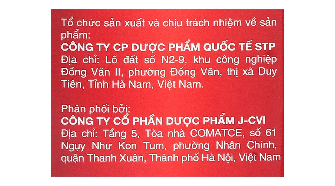 Thực phẩm bảo vệ sức khỏe Feramax Bc hộp 20 ống x 10ml 6