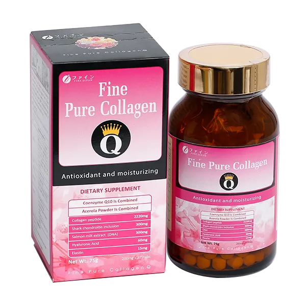 Thực phẩm bảo vệ sức khỏe Fine Pure Collagen - Q (375 viên)