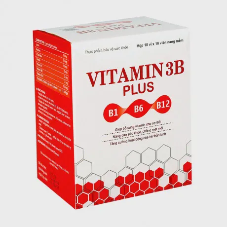 Thực phẩm bảo vệ sức khỏe Gia Nguyễn Vitamin 3B Plus hỗ trợ tăng cường hấp thu dưỡng chất, kích thích tiêu hóa (Hộp 100 viên) 2