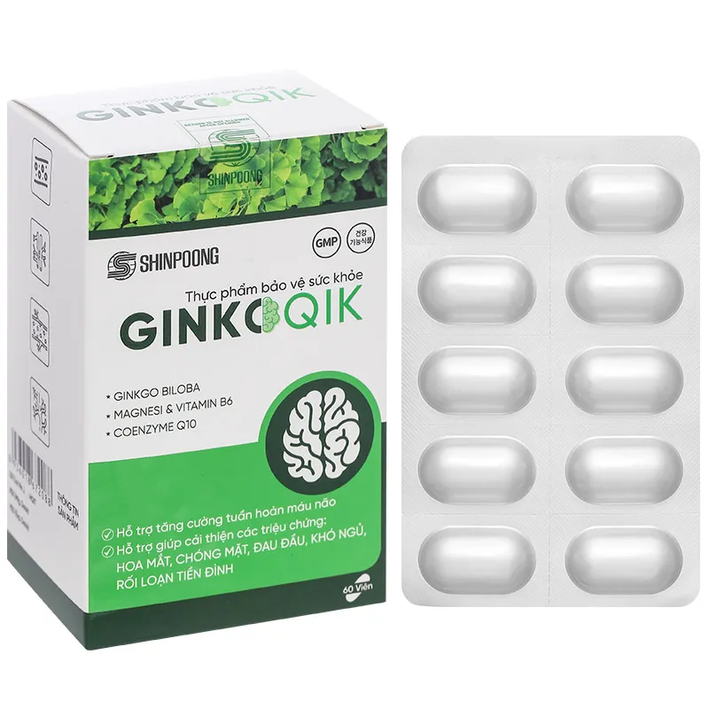Thực phẩm bảo vệ sức khỏe GinkgoQik 2