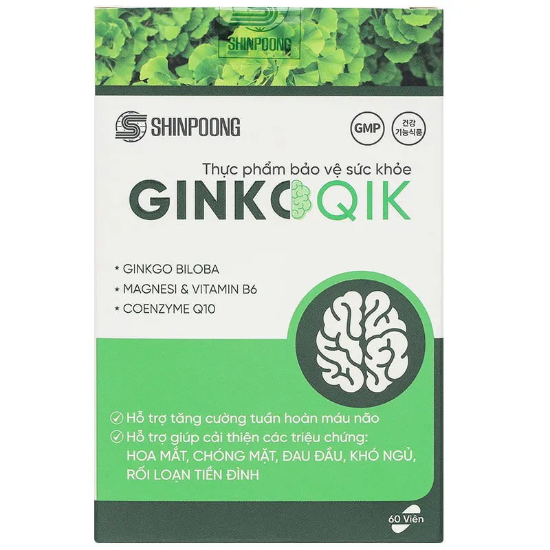 Thực phẩm bảo vệ sức khỏe GinkgoQik 3