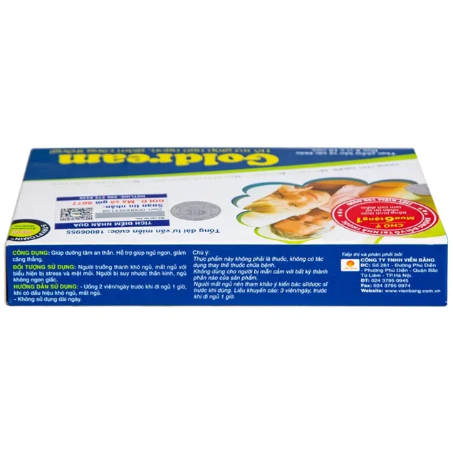 Thực phẩm bảo vệ sức khỏe Goldream (20 viên) 4