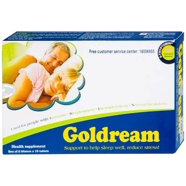 Thực phẩm bảo vệ sức khỏe Goldream (20 viên) 7