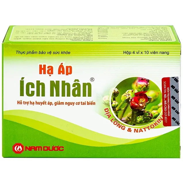 Thực phẩm bảo vệ sức khỏe Hạ Áp Ích Nhân (40 viên) 3