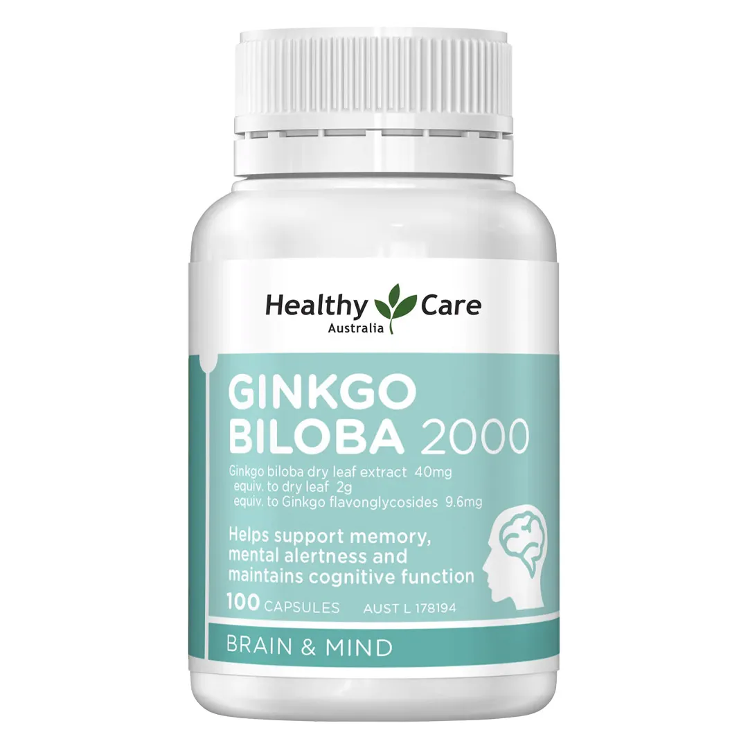 Thực Phẩm Bảo Vệ Sức Khỏe Healthy Care Ginkgo Biloba 2000 3