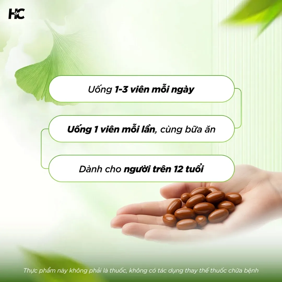 Thực Phẩm Bảo Vệ Sức Khỏe Healthy Care Ginkgo Biloba 2000 6