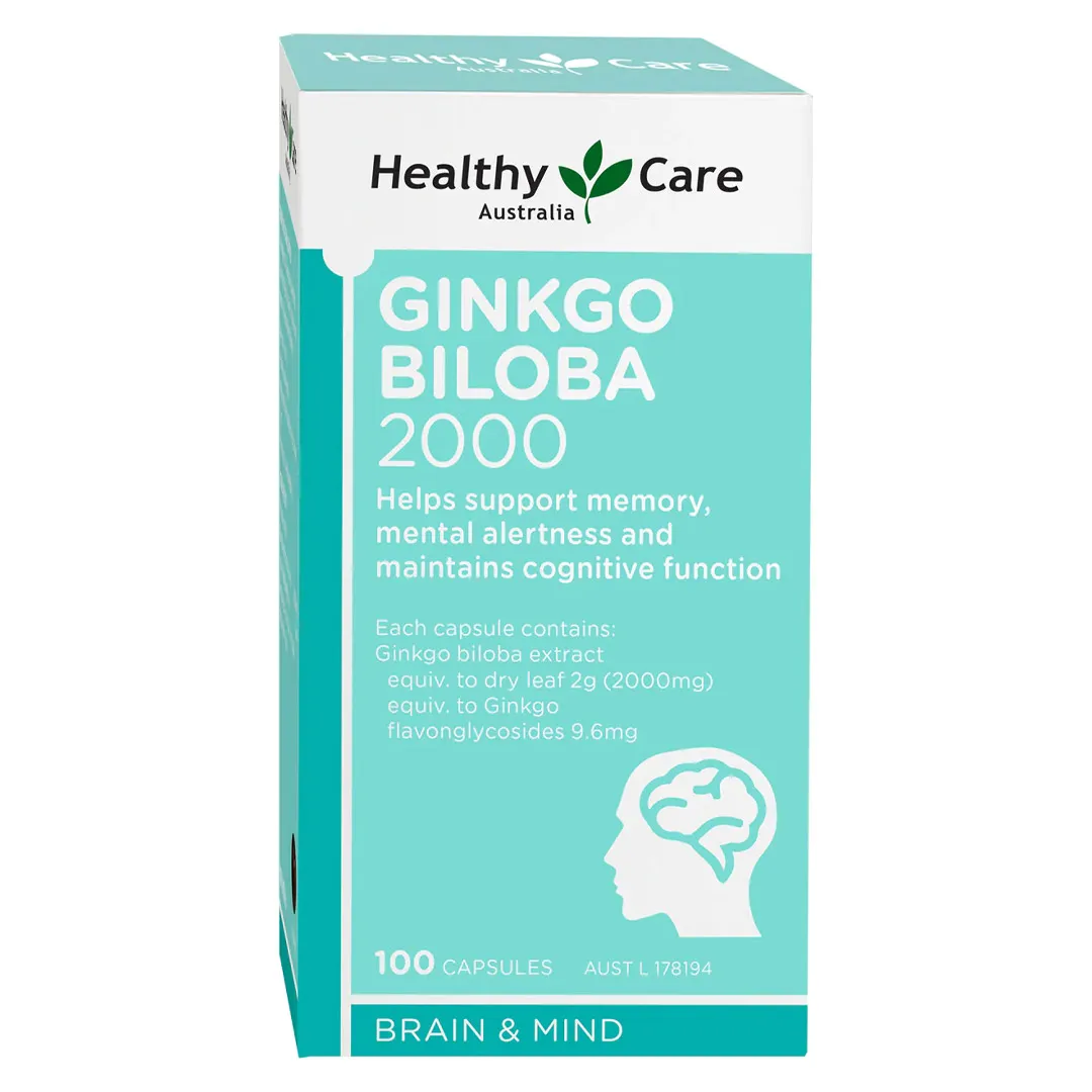 Thực Phẩm Bảo Vệ Sức Khỏe Healthy Care Ginkgo Biloba 2000 7