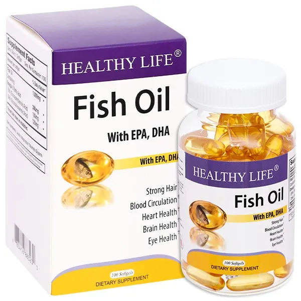 Thực phẩm bảo vệ sức khỏe Healthy Life - Fish Oil