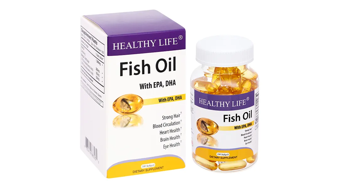 Thực phẩm bảo vệ sức khỏe Healthy Life - Fish Oil 2