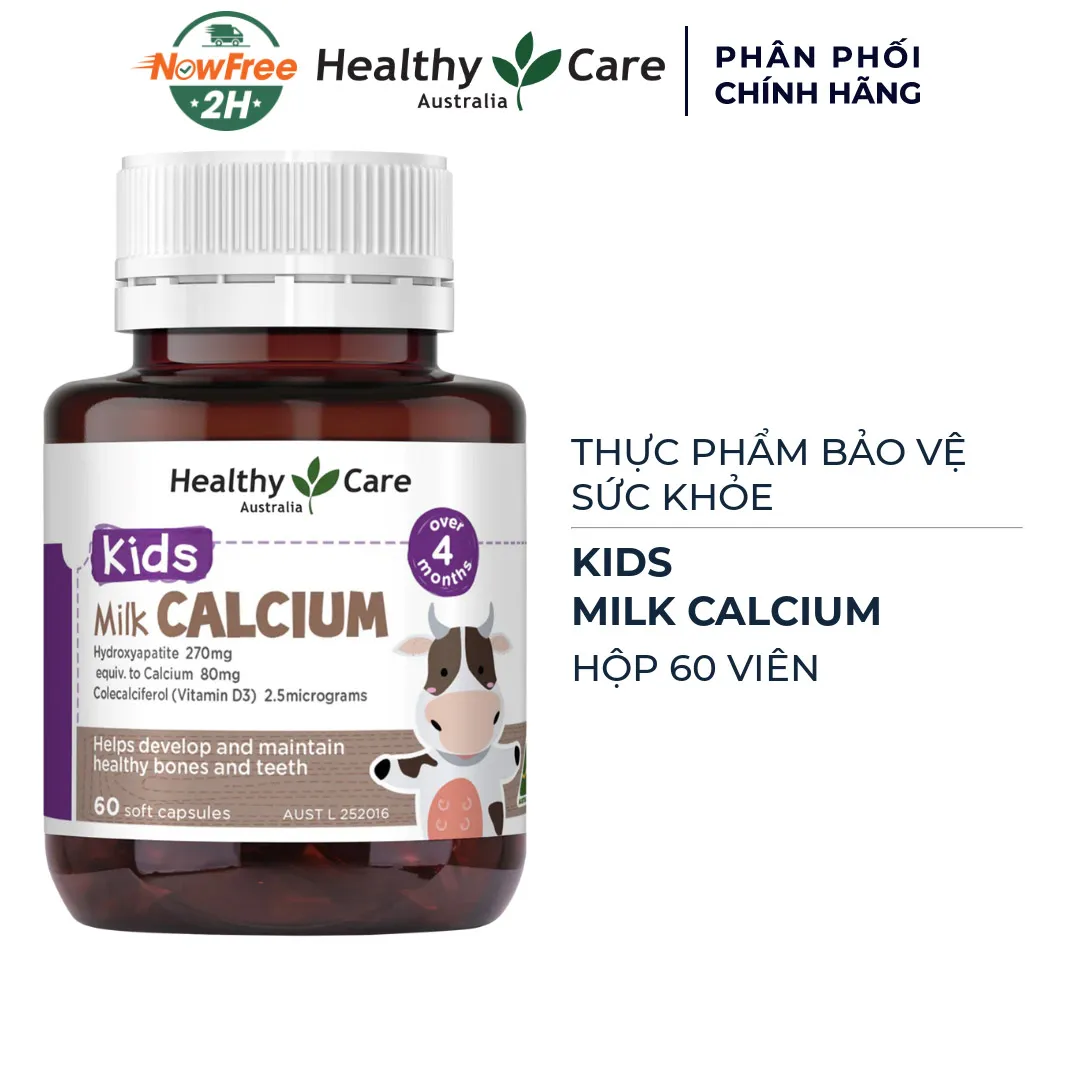 Thực Phẩm Bảo Vệ Sức Khỏe Healthy Care Kids Milk Calcium 2