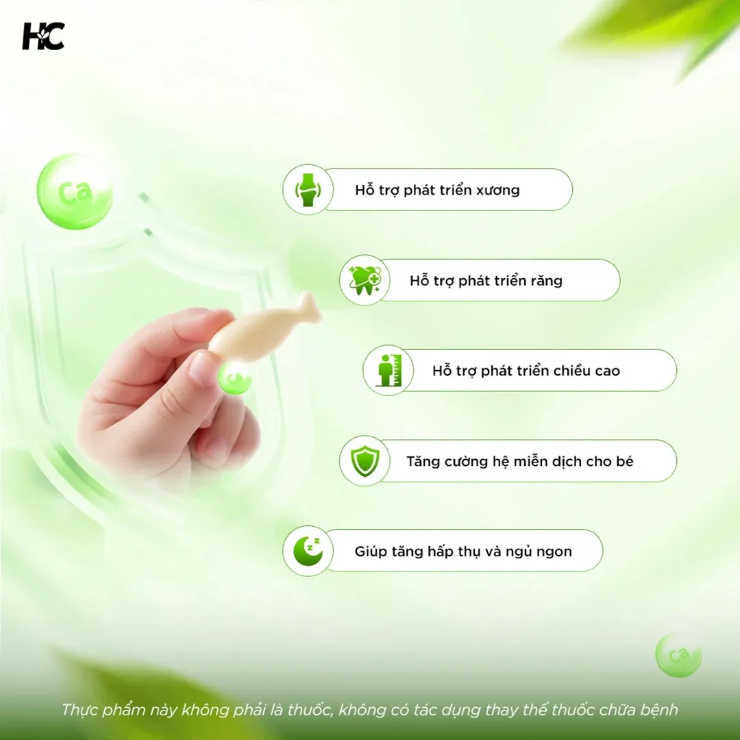 Thực Phẩm Bảo Vệ Sức Khỏe Healthy Care Kids Milk Calcium 5
