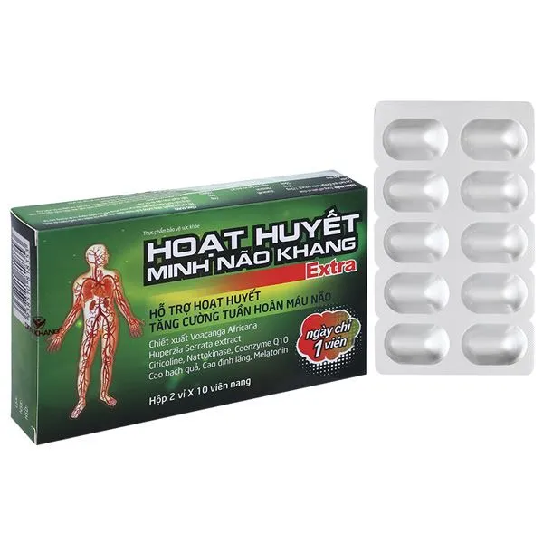 Thực phẩm bảo vệ sức khỏe Hoạt Huyết Minh Não Khang Extra