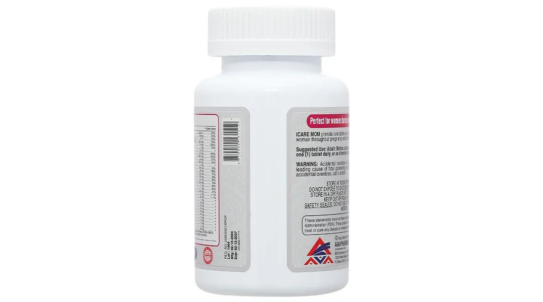 Thực phẩm bảo vệ sức khỏe Icare Mom hộp 30 viên 11