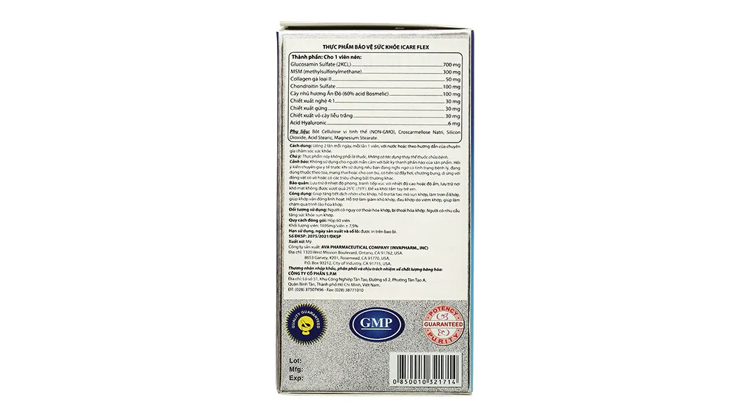Thực phẩm bảo vệ sức khỏe Icare Flex 5