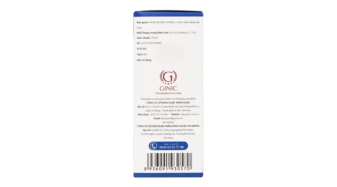 Thực phẩm bảo vệ sức khỏe Joints Cap Ginic 4