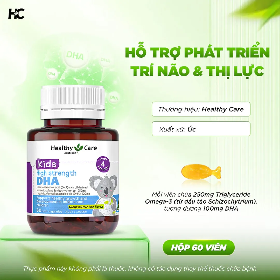 Thực Phẩm Bảo Vệ Sức Khỏe Kids High Strength DHA 5
