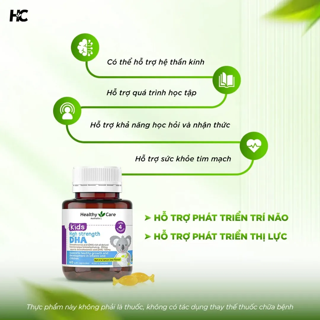 Thực Phẩm Bảo Vệ Sức Khỏe Kids High Strength DHA 6