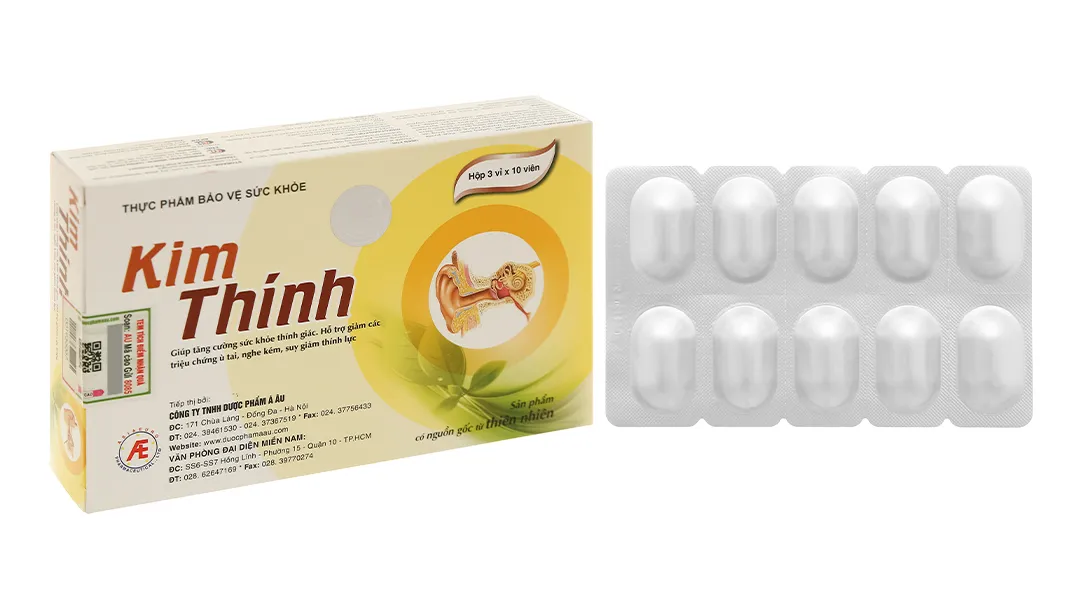 Thực phẩm bảo vệ sức khỏe Kim Thính (30 viên) 2