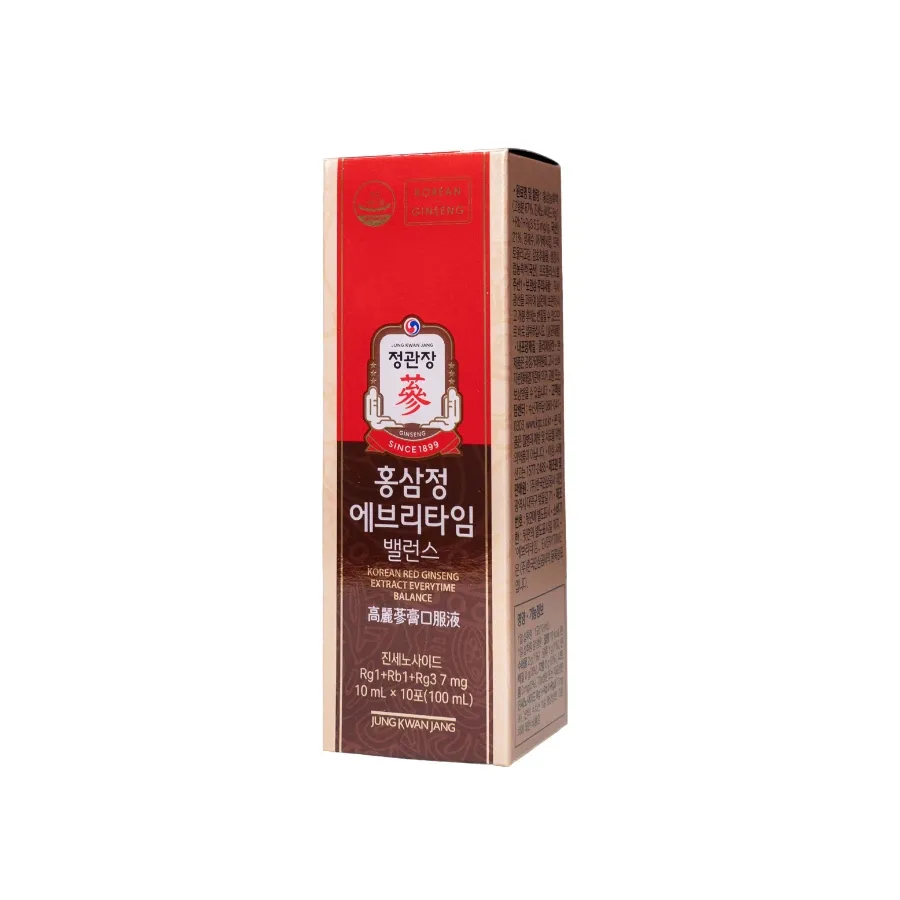 Thực phẩm bảo vệ sức khỏe Korean Red Ginseng Extract Everytime Balance (Tinh chất hồng sâm pha sẵn) - Hộp 30 gói 3