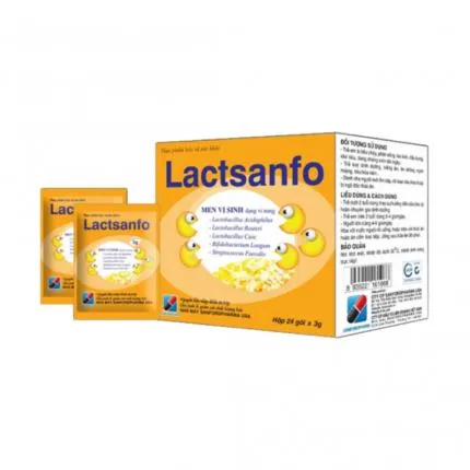 Thực phẩm bảo vệ sức khỏe Lacsanfo (24 gói x 3g) 2