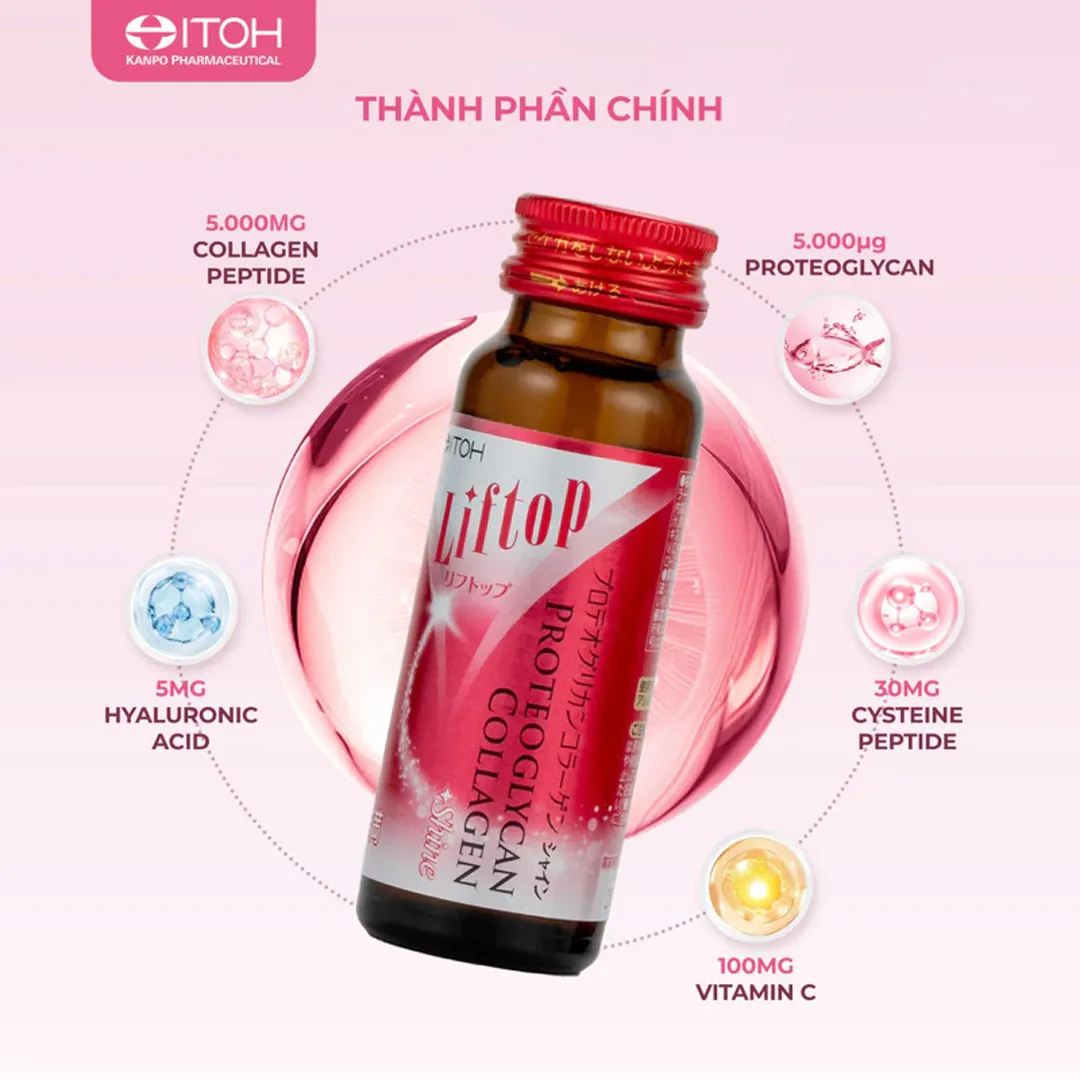 Thực Phẩm Bảo Vệ Sức Khỏe Liftop Proteoglycan Collagen Shine 3