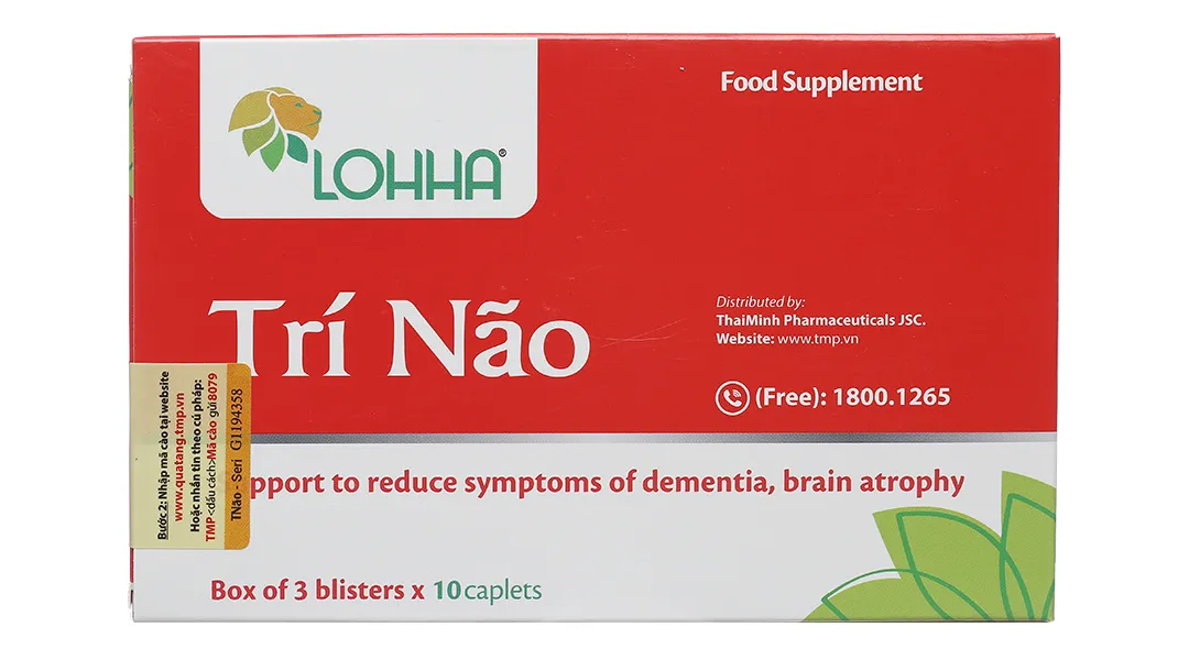 Thực phẩm bảo vệ sức khỏe Lohha Trí Não 3